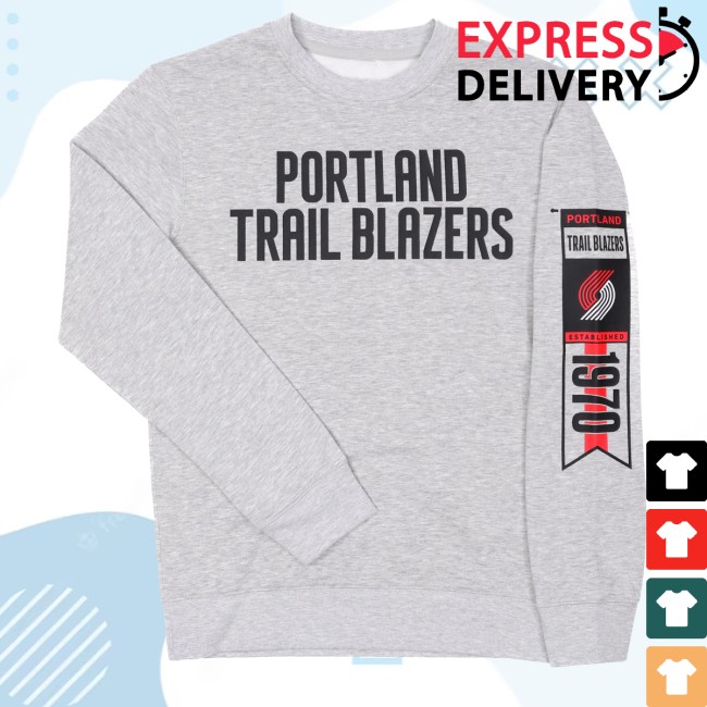 Rip City Clothing Store Merch Fanatics Back Court Crew Neck Rip City Clothing Store Merch Fanatics Back Court Crew Neck
