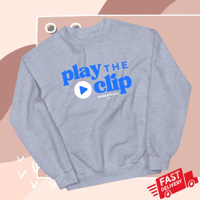 Meidastouch Store Merch Play The Clip Crewneck Meidastouch Store Merch Play The Clip Crewneck