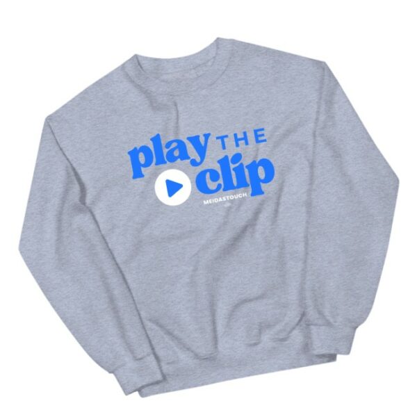 Meidastouch Store Merch Play The Clip Crewneck