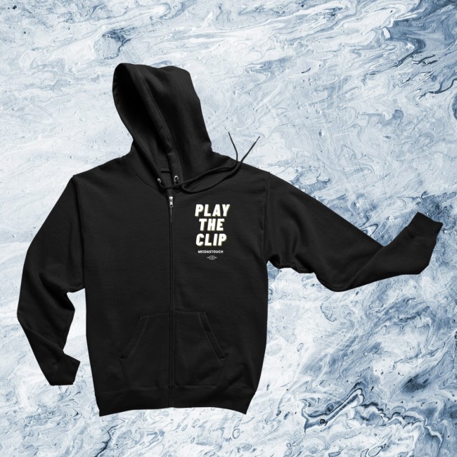 Meidastouch Store Merch Play The Clip Zip-Up Hoodie Meidastouch Store Merch Play The Clip Zip-Up Hoodie