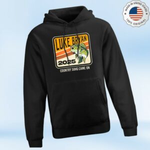Luke Bryan Store Merch Country Song Came On Bass Hoodie