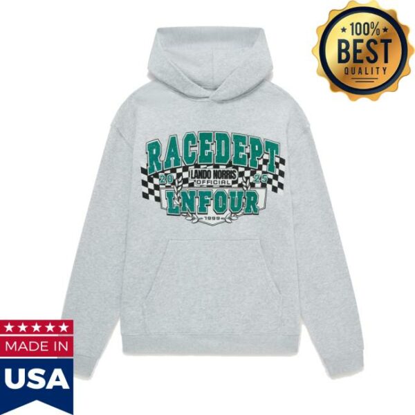 Lando Norris Store Merch Race Dept Flag Hoodie
