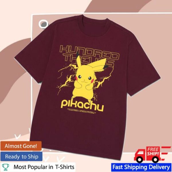 100Thieves Merch Srore Pikachu T-Shirt