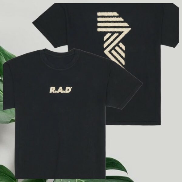 Rad Global Store Merch Heavy™ Static ‘R’ Black Tee
