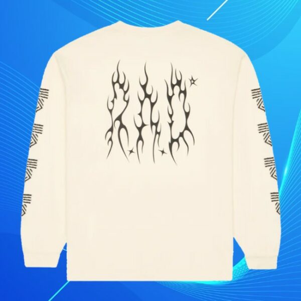 Rad Global Store Merch Long Sleeve Metal Off White Tee