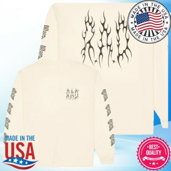 Rad Global Store Merch Long Sleeve Metal Off White Tee