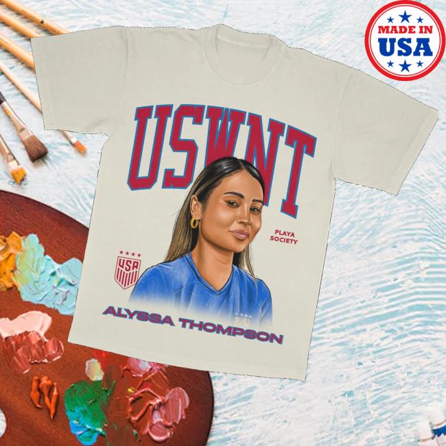 Playa Society Merch Store Playa Society Uswnt Alyssa Thompson T Shirt 