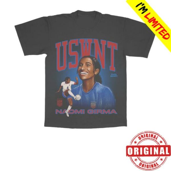 Playa Society Merch Store Playa Society Uswnt Naomi Girma T-Shirt