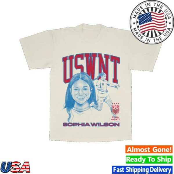 Playa Society Merch Store Playa Society Uswnt Sophia Wilson T-Shirt