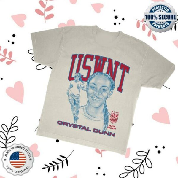 Playa Society Merch Store Playa Society Uswnt Crystal Dunn T-Shirt