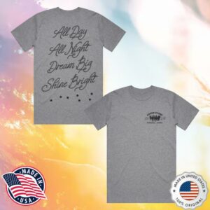 Seven Stars General Store Merch 7Sgs All Day All Night Tee In Dark Heather