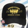 kenny seven stars general store merch 7sgs printed trucker snapback hat in black