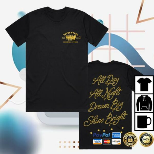 Seven Stars General Store 7Sgs All Day All Night Tee