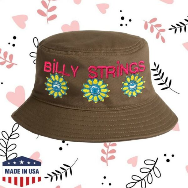 Billy Strings Merch Store Seeing Flower Bucket Hat
