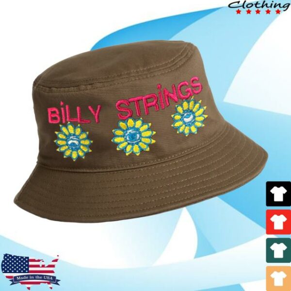 Billy Strings Merch Store Seeing Flower Bucket Hat