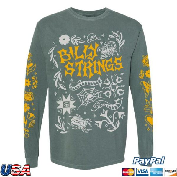 Billy Strings Merch Store Flash Long Sleeve Tee