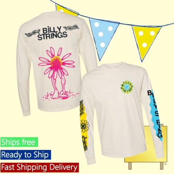 Billy Strings Merch Store Seeing Flower Long Sleeve Tee