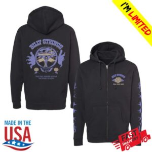 Billy Strings Merch Store Steering Wheel Zip Up Hoodie