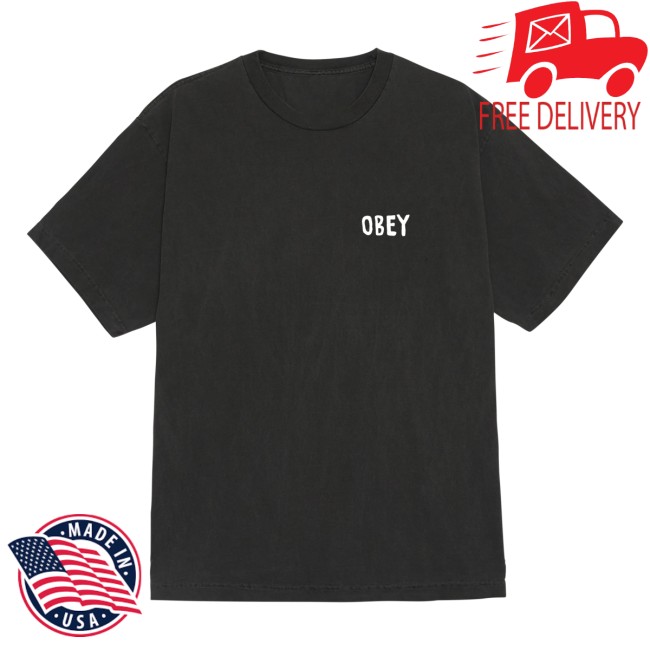 Obey Clothing Store Merch Icon Photo Pigment T-Shirt Obey Clothing Store Merch Icon Photo Pigment T-Shirt