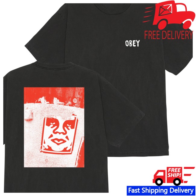Obey Clothing Store Merch Icon Photo Pigment T-Shirt Obey Clothing Store Merch Icon Photo Pigment T-Shirt
