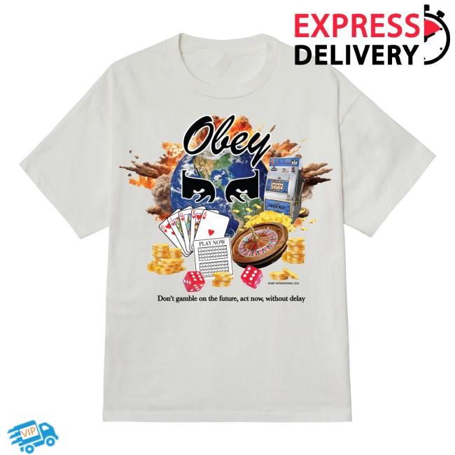 Obey Clothing Store Merch Act Now Pigment T-Shirt Obey Clothing Store Merch Act Now Pigment T-Shirt