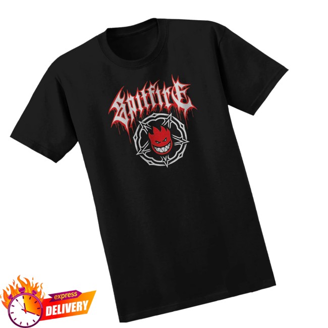 kenny dlx skateshop store spitfire pentagram drip t shirt ue