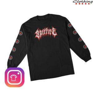 Dlx Skateshop Store Spitfire Pentagram Drip Long Sleeve T-Shirt