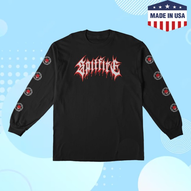 kenny dlx skateshop store spitfire pentagram drip long sleeve t shirt