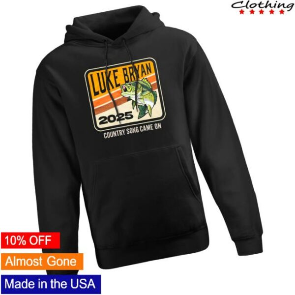 Luke Bryan Merch Store Country Song Came On Bass Hoodie
