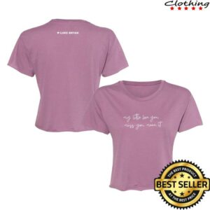 Luke Bryan Merch Store Love You Miss You Mean It Crop Tee