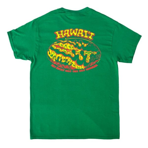 Aaron Kai Store Merch Hilo Hawai’i Oval Green Yellow Red Shirt