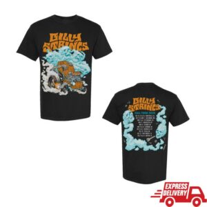 Billy Strings Merch Store Hot Rod Tee With Dates