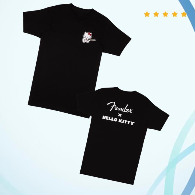 Fender Merch Store Fender Hello Kitty Graphic Tee Fender Merch Store Fender Hello Kitty Graphic Tee