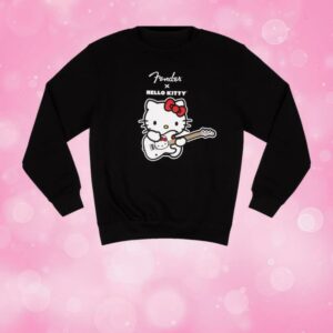 Fender Merch Store Fender Hello Kitty Crewneck Logo Sweatshirt