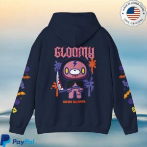 Gloomy Bear Store Merch Halloween Grim Reaper Gloomy Bear Hoodie