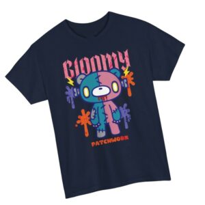 Gloomy Bear Store Merch Gloomy Halloween Patchwork T-Shirt