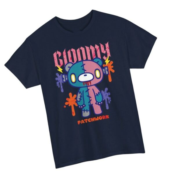 Gloomy Bear Store Merch Gloomy Halloween Patchwork T-Shirt