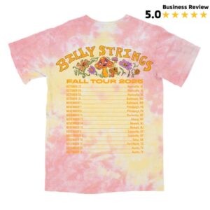 Billy Strings Store Merch Mushroom Tie Dye Tee