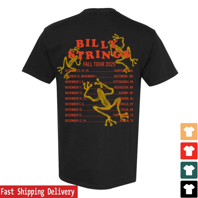 Billy Strings Store Merch When In Doubt With Dates Tee Billy Strings Store Merch When In Doubt With Dates Tee