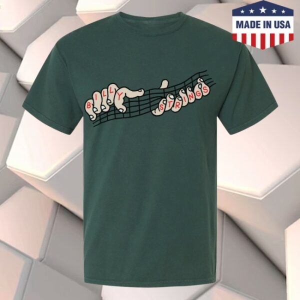 Billy Strings Store Merch Fingers Ghost Bongo Tee