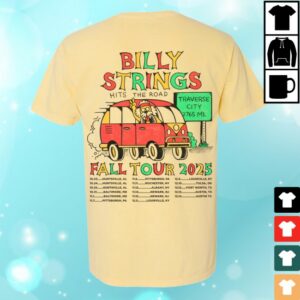 Billy Strings Store Merch Van With Dates Tee