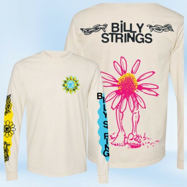 Billy Strings Store Merch Seeing Flower Long Sleeve Tee