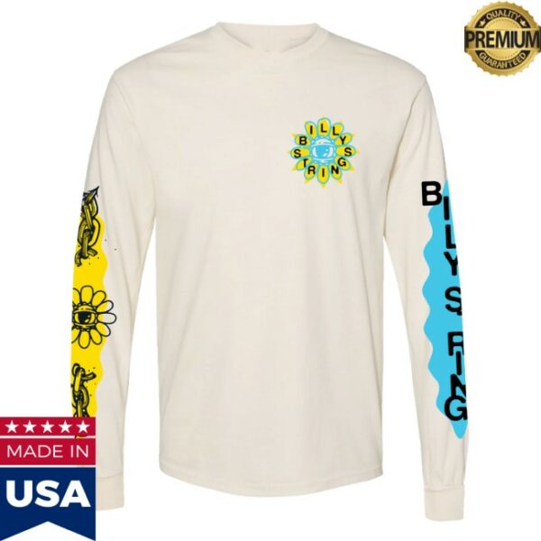 Billy Strings Store Merch Seeing Flower Long Sleeve Tee