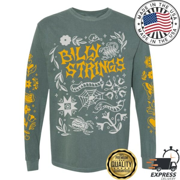 Billy Strings Store Merch Flash Long Sleeve Tee