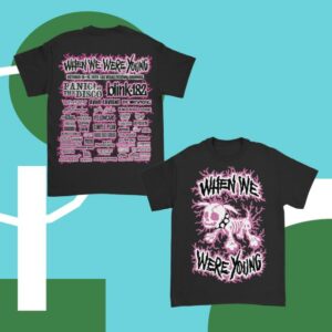 When We Were Young Festival Merch Store Electric Dog Lineup Tee