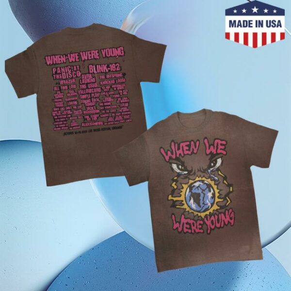 When We Were Young Festival Store Merch Overseer Lineup Tee
