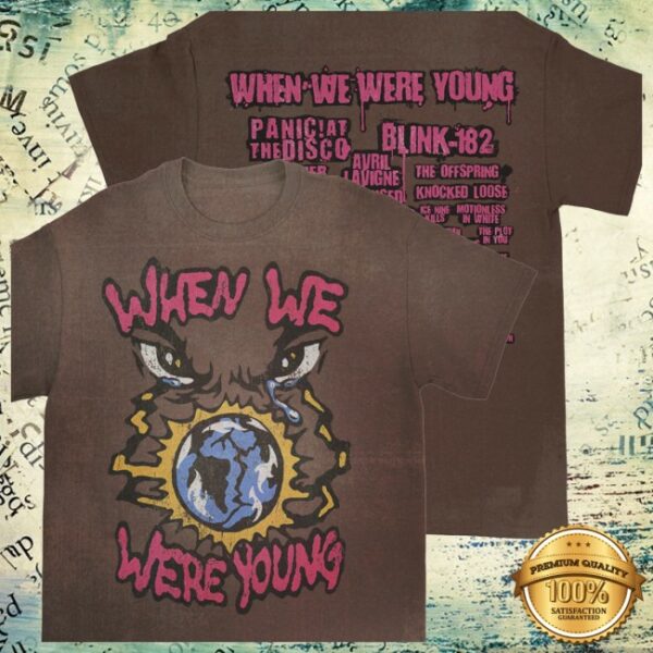 When We Were Young Festival Store Merch Overseer Lineup Tee