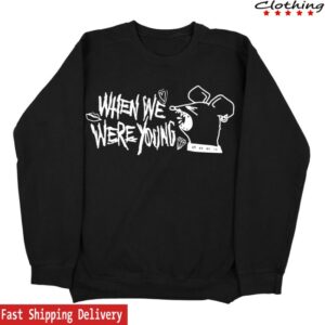 When We Were Young Festival Store Merch Screaming Rat Lineup Crewneck Sweatshirt