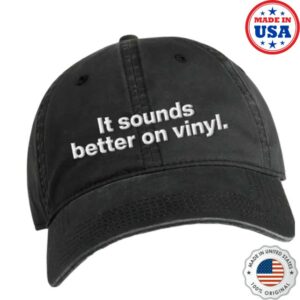 Rough Trade Store Merch Rough Trade Slogan Series It Sounds Better On Vinyl Cap