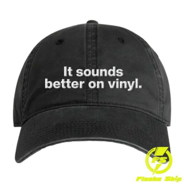 Rough Trade Store Merch Rough Trade Slogan Series It Sounds Better On Vinyl Cap